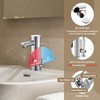 HHOOMMEE Automatic Touchless Bathroom Sink Faucet Motion Activated Sensor Hands