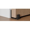 Ccjh Sliding Door Stabilizer Anti-Swing Wheel Stopper for Wooden Floor