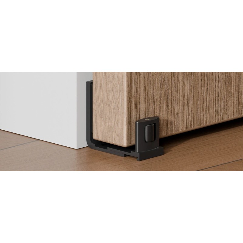Ccjh Sliding Door Stabilizer Anti-Swing Wheel Stopper for Wooden Floor
