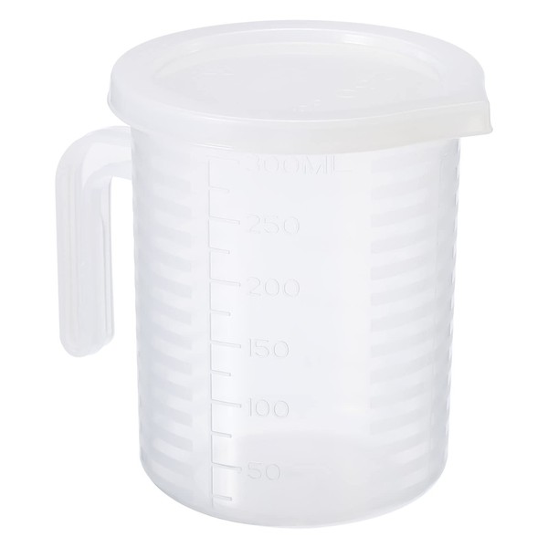 PATIKIL Graduated Beaker, 250ml PP Plastic Liquid Measuring Cup Double