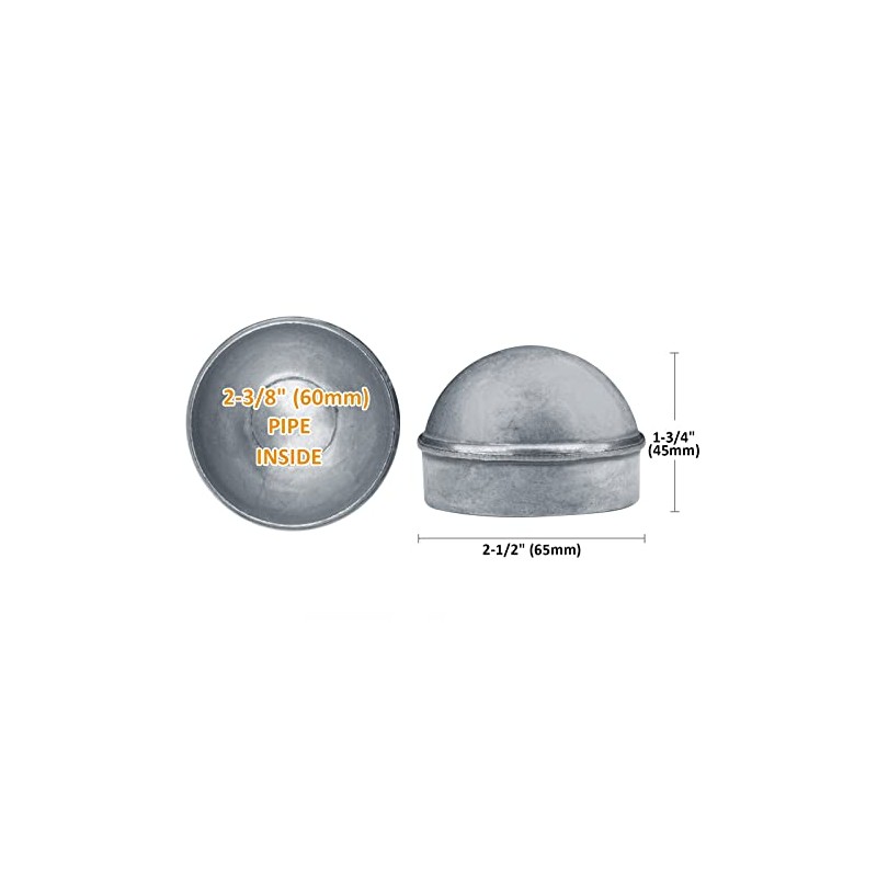 2-3/8" Aluminum Chain Link Fence Post Cap, Only fit for