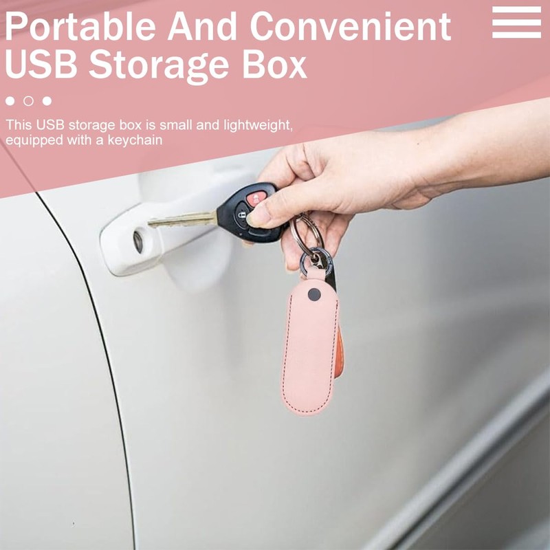 USB Flash Drive Case, Set of 4, Portable USB Flash