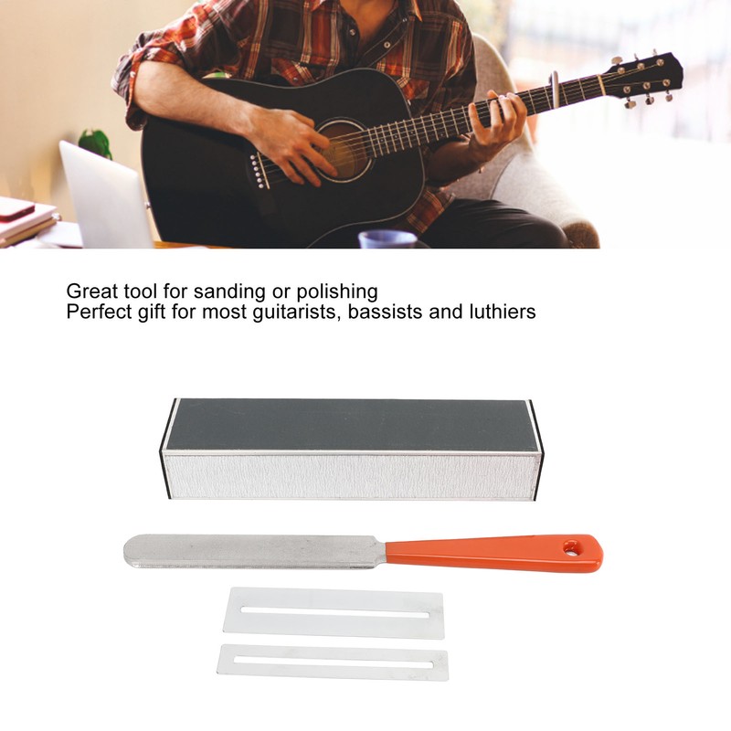 Guitar Fret Crowning Luthier File Kit Fret Leveling Sanding Leveler
