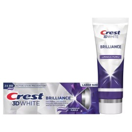 Crest 3D White Brilliance Whitening Toothpaste - 4.6oz ( Choose Your Scent ) - Luminous Purple