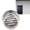 Stainless Steel Air Vent Cap Louvered Vent Cover Round Air