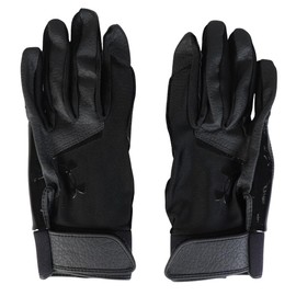 UA Yard Batting Gloves Non Color Black / Black MD, Black / Black.