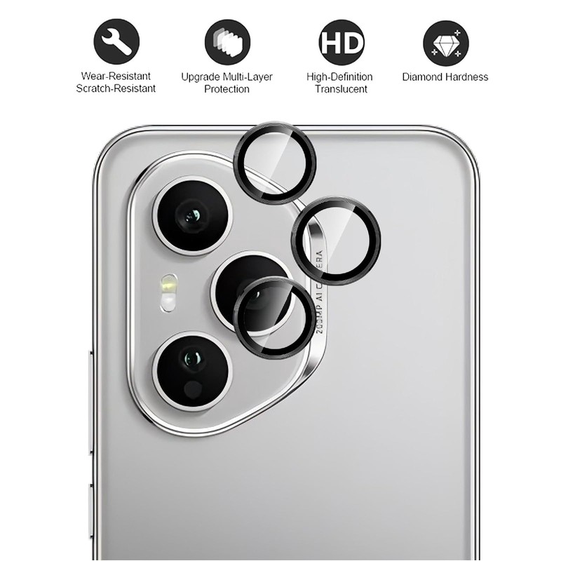 GIOPUEY Pack of 2 Camera Protection Compatible with Honor 400