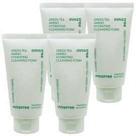 Innisfree Green Tea Amino Moisture Cleansing Foam (4) / 이니스프리 그린티 아미노 수분 클렌징 폼 4개