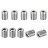 PATIKIL 10 Pcs M12*1.75 Male M6*1 Female Thread Adapter Sleeve