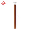 Inefa Gutters DN 50 – 100 cm, Brown Plastic, Rain