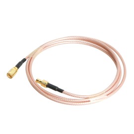 Aoje-Link Coaxial Connecting Cable, SMB Female to SMB Male, RG316 coaxial Cable, Suitable for Audio and Video Equipment, Length 1M, 1 Piece