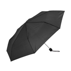 Unisex Compact Black Umbrella for Ladies Womens and Men Walking Brollys Manual Opening Mini Umbrella