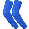 HOPEFORTH 2PCS Padded Elbow Forearm Sleeves Compression Arm Protective Support