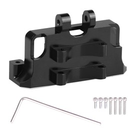 Aimrock RC Metal Steering Servo Mount Bracket Upgrades for Axial SCX24 Bronco Deadbolt JLU B-17 Gladiator C10 black