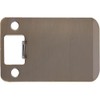Round Corner Extended Lip Strike Plate, 2-1/4" x 3", (3-1/2"