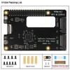 Geekworm X1004 PCIe to Dual M.2 HAT NVMe 2280 SSD