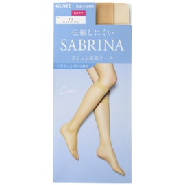 Gunze SBS570 Women's Short Stockings, Sabrina, 3 Pairs Set, Cool, Cool, Pure Beige