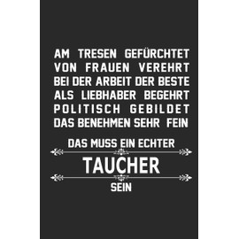Am Tresen gefürchtet von Frauen verehrt bei der Arbeit der Beste als Liebhaber begehrt politisch gebildet das benehmen sehr fein das muss ein echter ... Geschenk Buch mit 110 linierten Seiten
