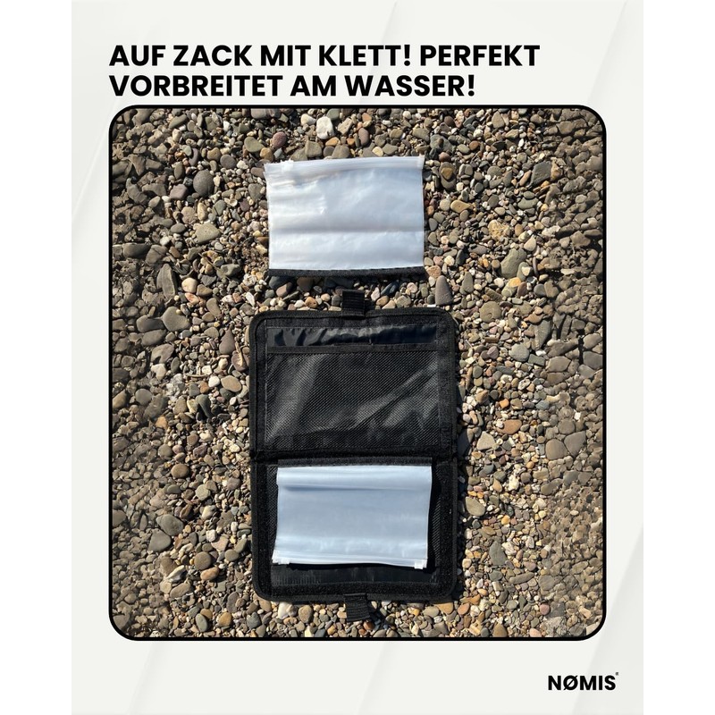 NØMIS Fishing Bags Parent, black, Document bag