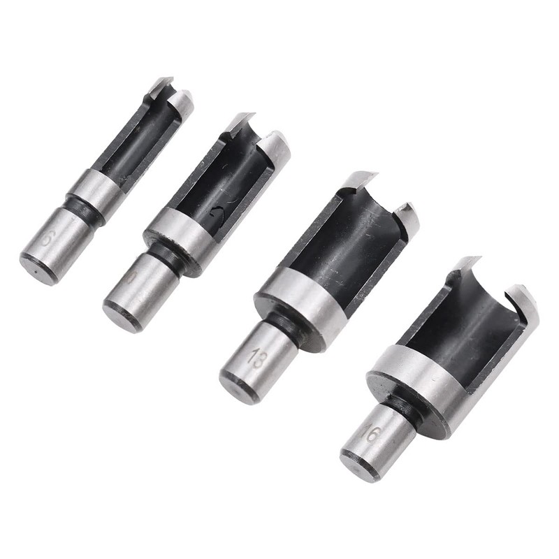 ZONADAH 8pcs in Set Wood Plug Cutters Roundwood Wood Plug