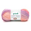 Gründl Yarn, Cotton, Cream-Pink-Purple-Lilac, ca. 260 m