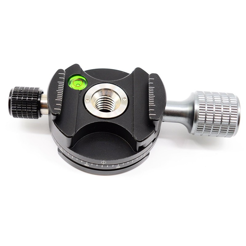 koolehaoda 360° Mini Panoramic Tripod Head Metal Clamp Compatible with