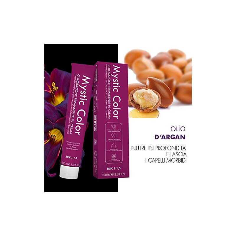 Mystic Colour Permanent Cream Dye with Argan Oil and Marigold