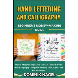 HAND LETTERING AND CALLIGRAPHY: BEGINNER'S MONEY-MAKING GUIDE: Master Modern Scripts, Sell Your Art Online & Profit from Calligraphy – Beginner-Friendly Tools, Styles, and Pro Techniques