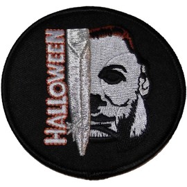 Michael Horror Myers Face and Blade Embroidered Patch