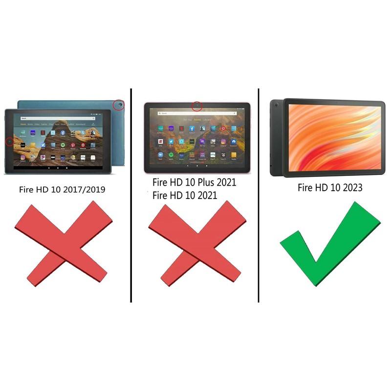 Kepuch Custer Case for Fire HD 10 2023, Smart PU