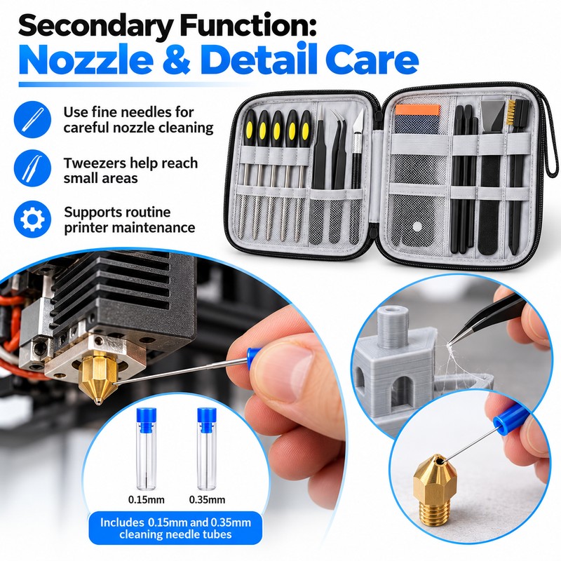3D Printer Tool Kit for Print Cleanup and Maintenance –