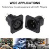 Greluma 4 pieces plate mounting XLR male/female, 3 pin XLR