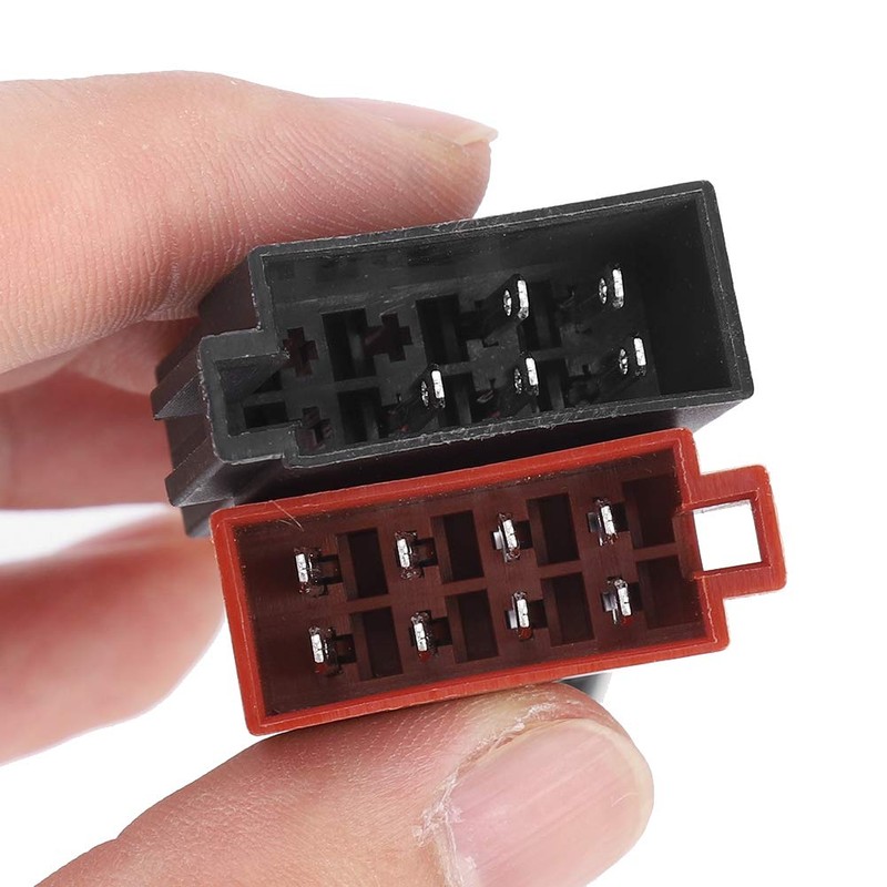 Radio Wiring Harness, ABS ISO Adapter 16 Pin Socket for