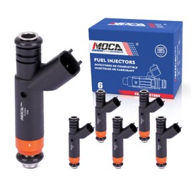 MOCA FJ460 6* Fuel Injectors Fit for Ford 2004 F-150 Heritage V6 4.2L, for Ford 2003 E-150 V6 4.2L, for Ford 2003 E-150 Club Wagon V6 4.2L, for Ford 1999-2003 F-150 V6 4.2L
