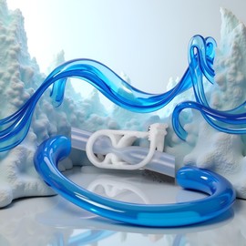 10Pcs Plastic Tubing Clamps 1/4" - 1/2" Adjustable Tube Clamp Laboratory Pinch Valve Flow Control Hose Clamp for Beer Bottle and Infusion Bottle，Lab Instruments and Equipment White