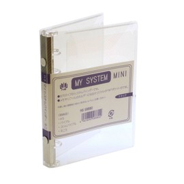 Mini 6-hole My System Binder (System Organizer Binder) [S Clear] HS58880S Clear