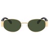 Fozono Retro Oval Sunglasses for Women Men Trendy Shades Sun