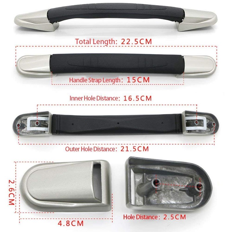 Diystyle Suitcase Handle, Travel Box Grip, Carry Box Repair, Suitcase