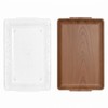2 Set 16" x 9" Plastic Chilled Serving Tray for