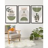 Drsoum Large 16x24in Green Botanical Boho Wall Art Framed Modern