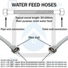 Flexi Flexible Kitchen Basin MonoBloc Tap Connector Hose Pipe 3/4"