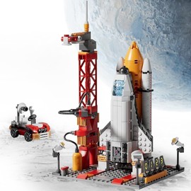 Space Exploration Shuttle Building Set. STEM Rocket and Laucher Toys with Airplane, Car. Educational Construction Gifts for Age 6+(521 pcs)