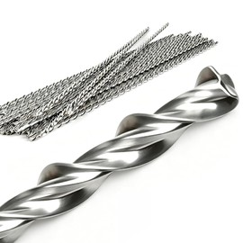 25 Pack Helical Wall Ties, 16" x 1/4" Stainless Steel Helical Stitching Bars for Crack Repair Structural Reinforcement, Easy Install for Masonry Brick Walls Long Lasting Stability
