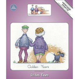 Heritage Crafts Cross Stitch Kit - Golden Years