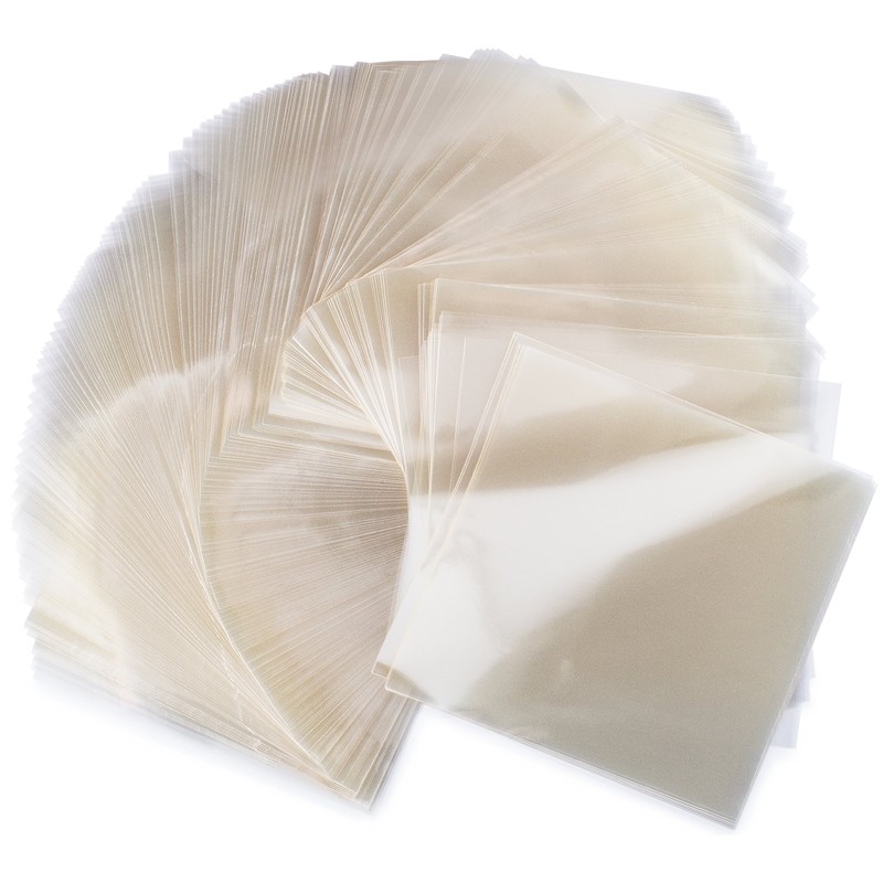 Crinklee Clear Caramel, Candy and Chocolate Wrappers, Natural Cellophane, 1000