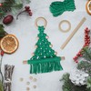 Trimits Make Your Own Macramé Decoration Kit, Festive Green Tree