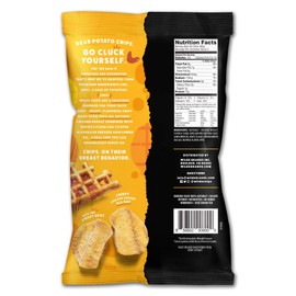 Chicken and Waffles Chicken Chips by Wilde Chips, Thin and Crispy, High Protein, Keto, Paleo Friendly, Made with Real Chicken, 2.25oz Bag (3 Count)