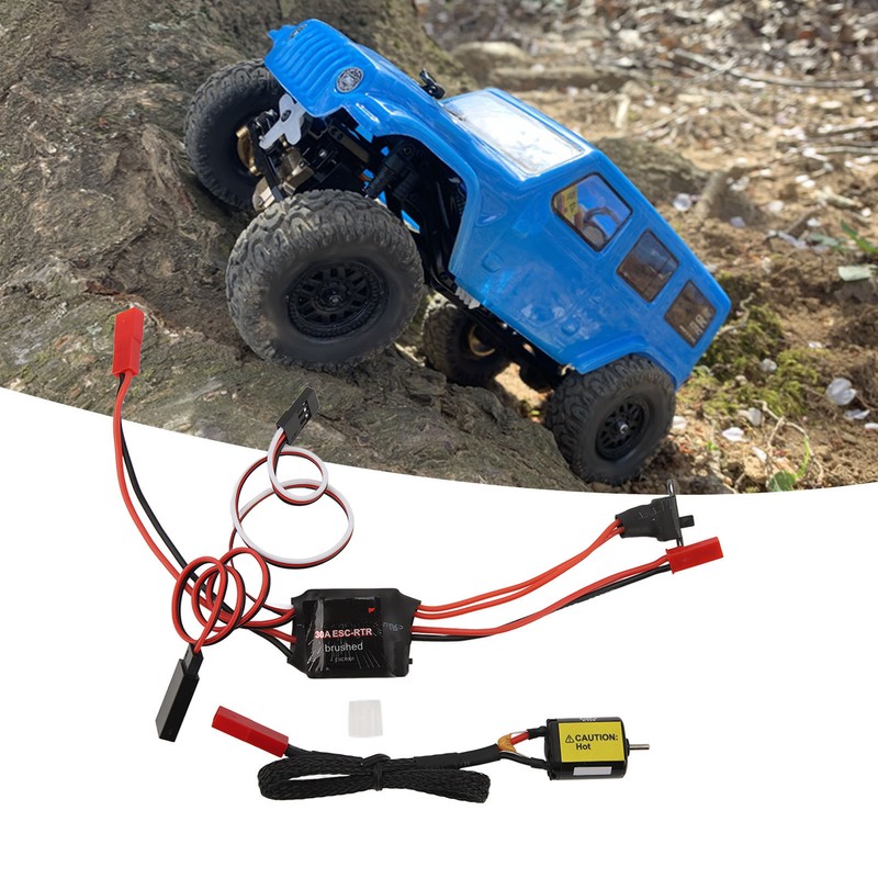 Rc Brushed Motor Esc Combo Low Noise High Torque 030