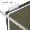 Island Hanging File Folder 1/5 Cut, Letter Size, Standard Green,