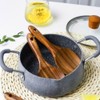 Wooden Rice Spoon,Non Stick Rice Paddle Heat Resistance Serving Spoon,
